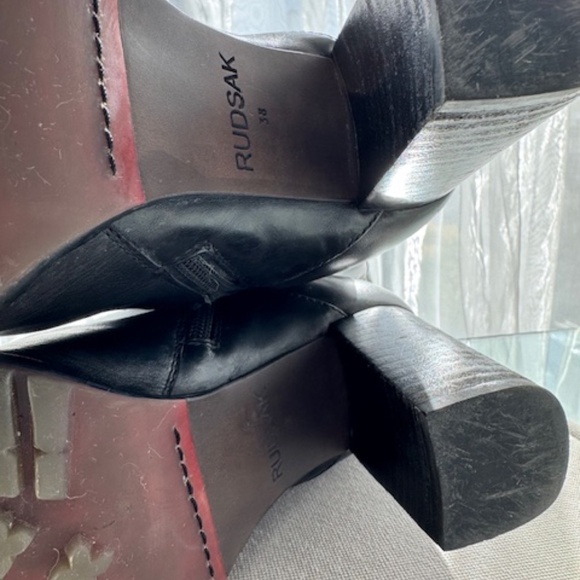 RUDSAK Tall Black Quilted Winter boots - 38 (US 8) (EU 38) - Picture 10 of 16